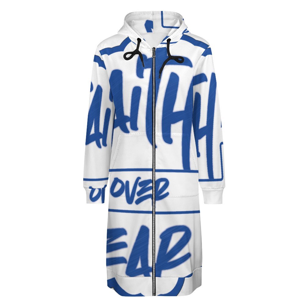 Faithover Fear Hooded Sweatshirt Dress Hoodie/ Jacket