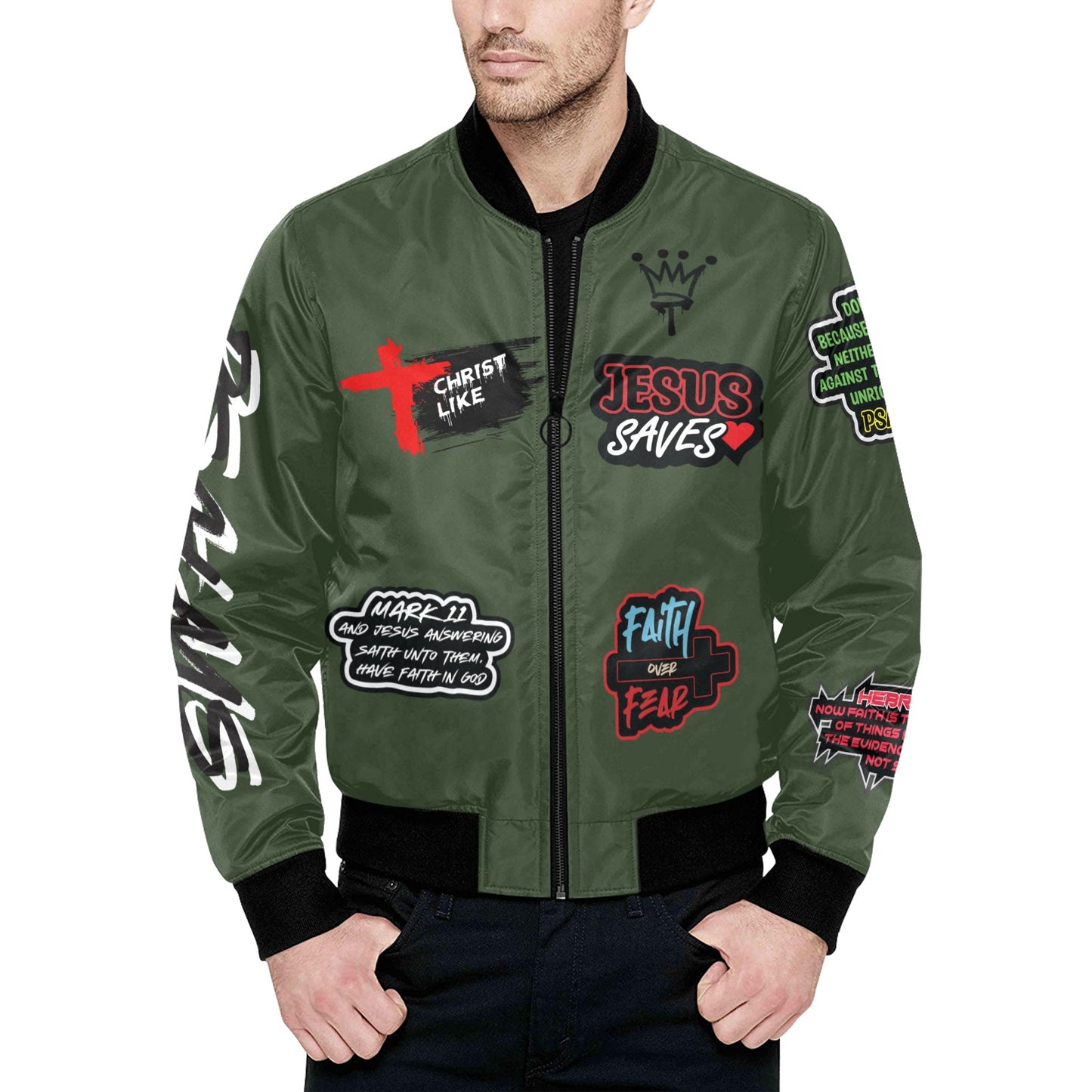 Fraternity of Faith  Bomber Jacket