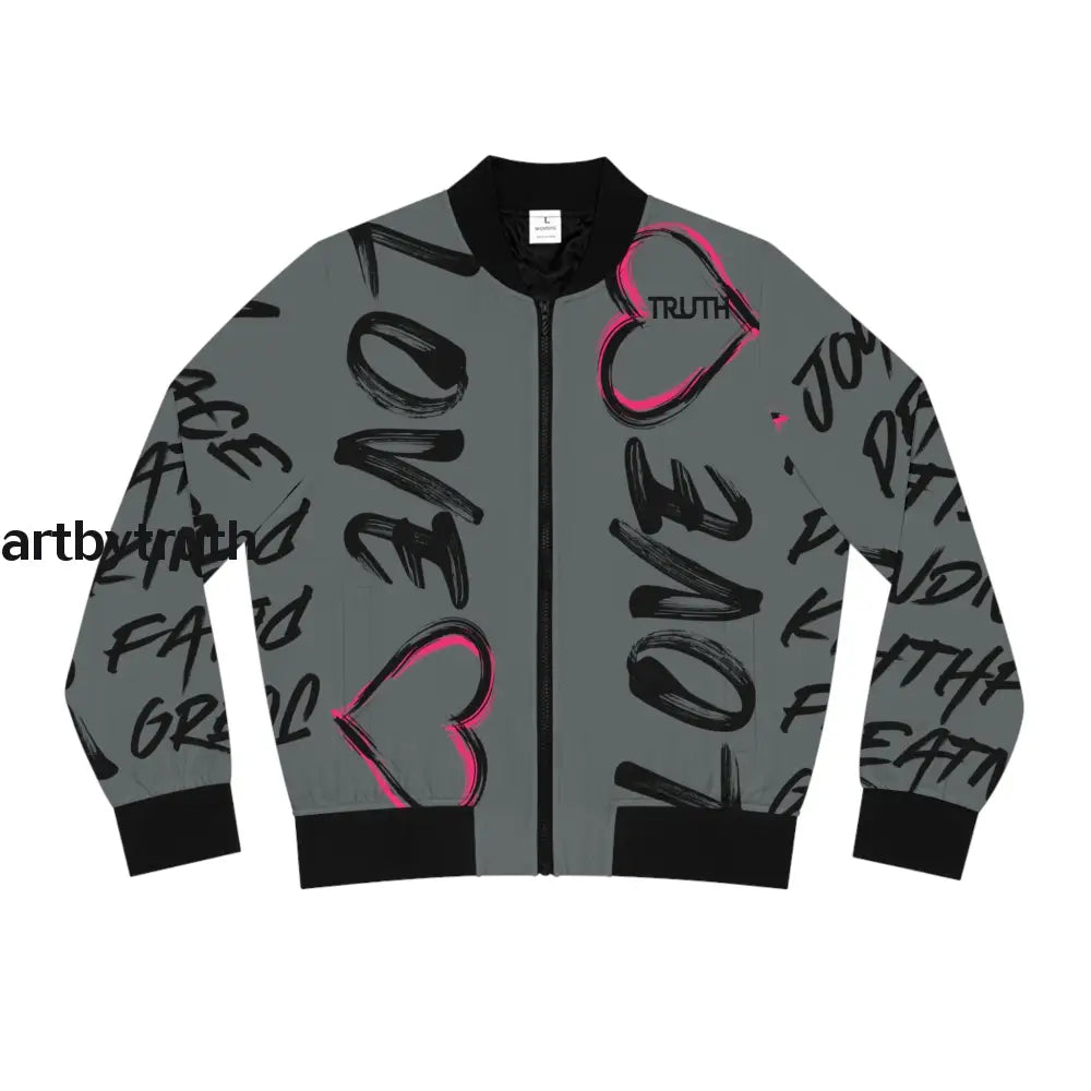 Fruit Of The Spirit Bomber Jacket (Aop) Seam Thread Color Automatically Matched To Design / S All