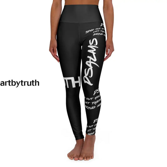 Psalms 25 High Waisted Yoga Leggings Xs All Over Prints