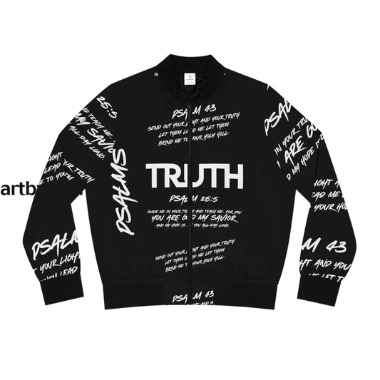 Psalms 43 Bomber Jacket (Aop) Seam Thread Color Automatically Matched To Design / S All Over Prints