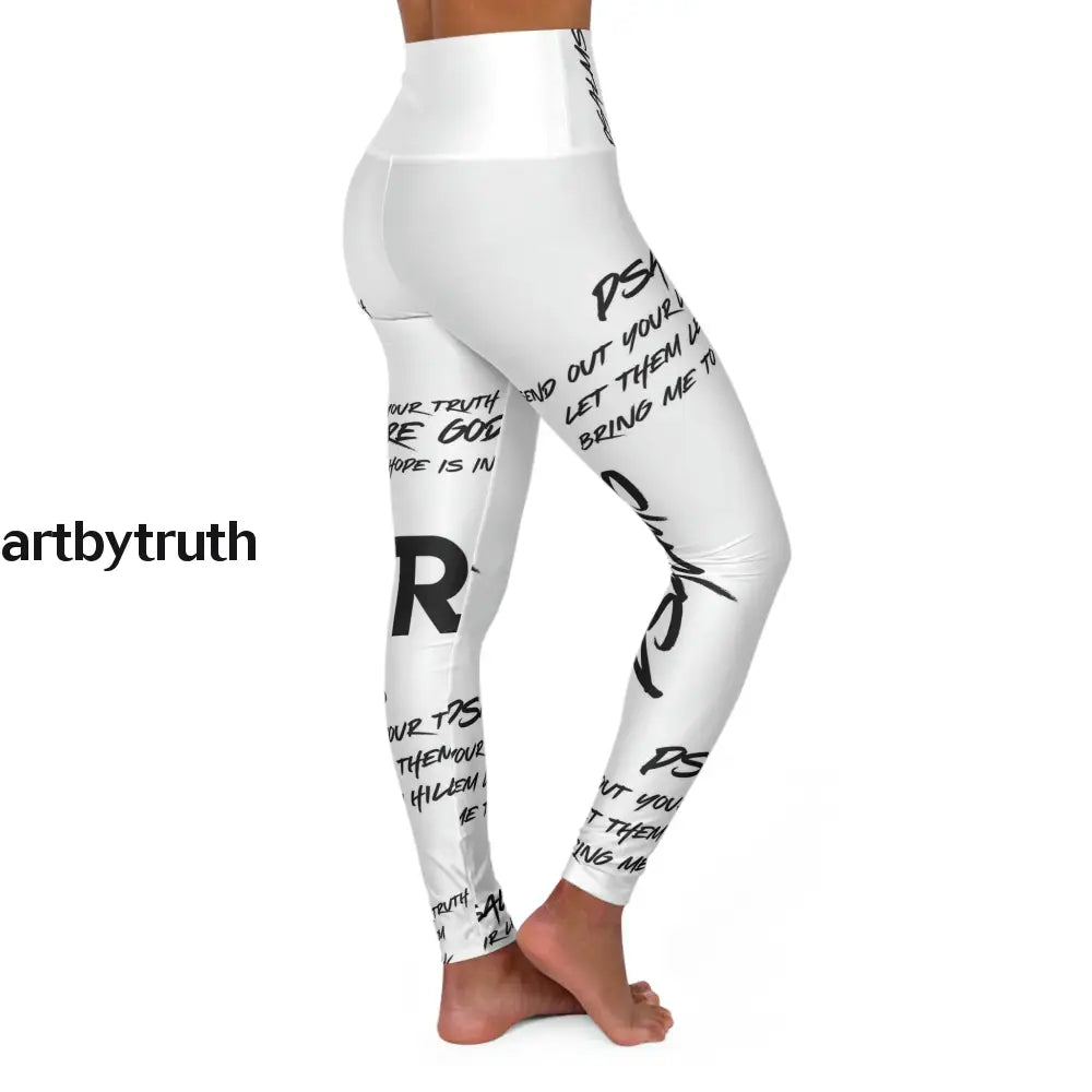 Psalms 43 High Waisted Yoga Leggings All Over Prints