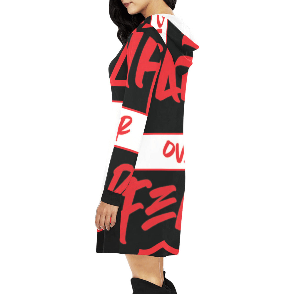 Faith over Fear Hoodie Dress