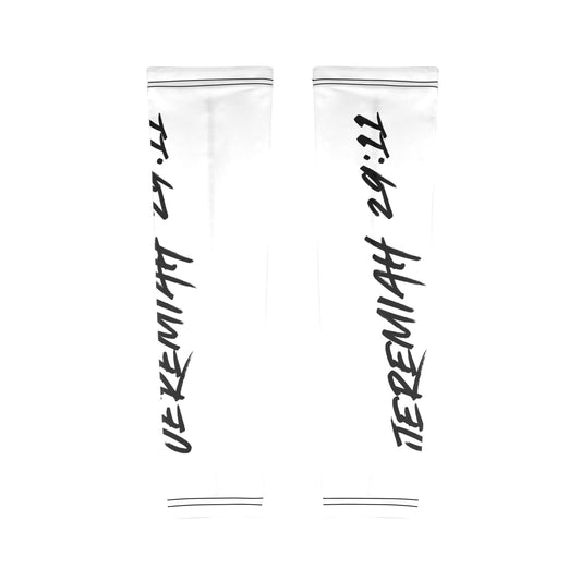 Jeremiah 29 white sleeve Arm Sleeves (Set of Two with Different Printings)