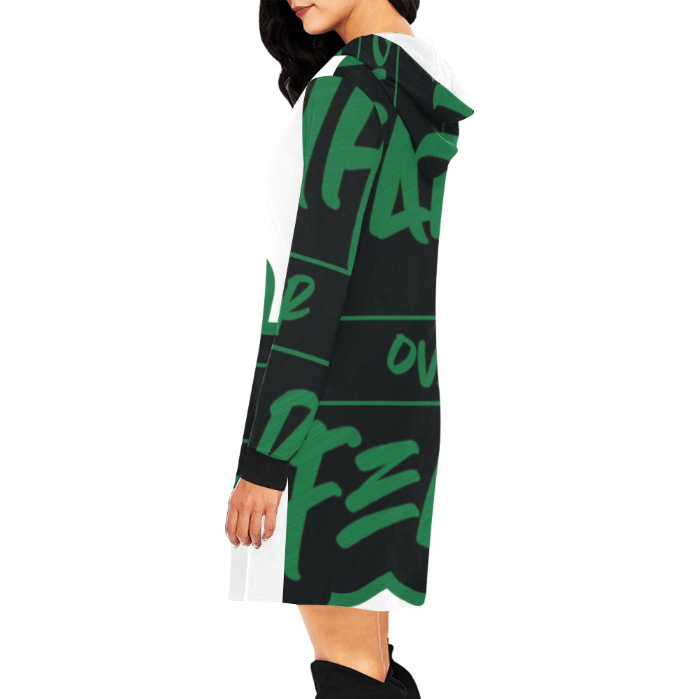 Faith over Fear Hoodie Dress