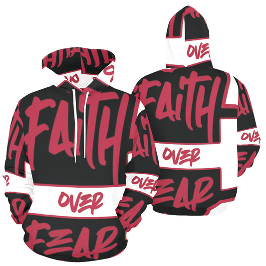 red fof hoodie pg All Over Print Hoodie for Men (USA Size) (Model H13)